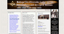 Desktop Screenshot of haltomcityriverside1331.org