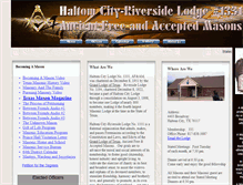 Tablet Screenshot of haltomcityriverside1331.org